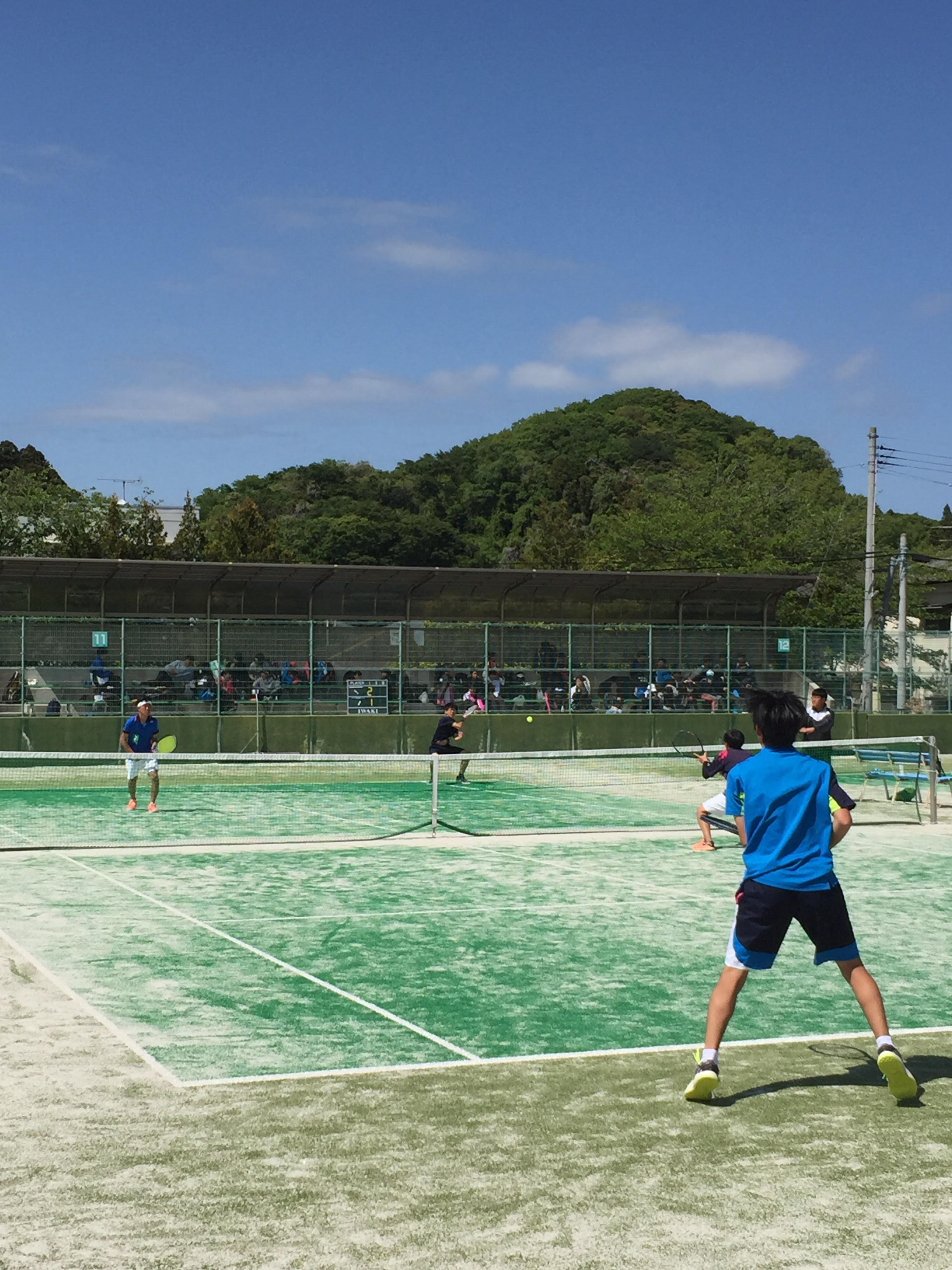 男子ダブルス５位決定戦は勿工×勿工でした